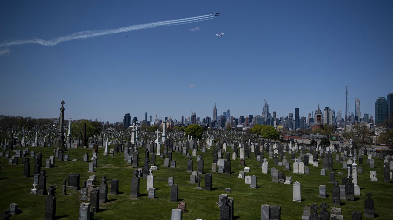 Los Blue Angels y los Thunderbirds sobrevuelan Nueva York