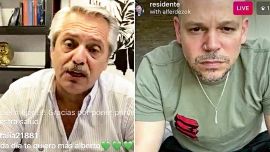 Alberto Fernández y René, de Residente