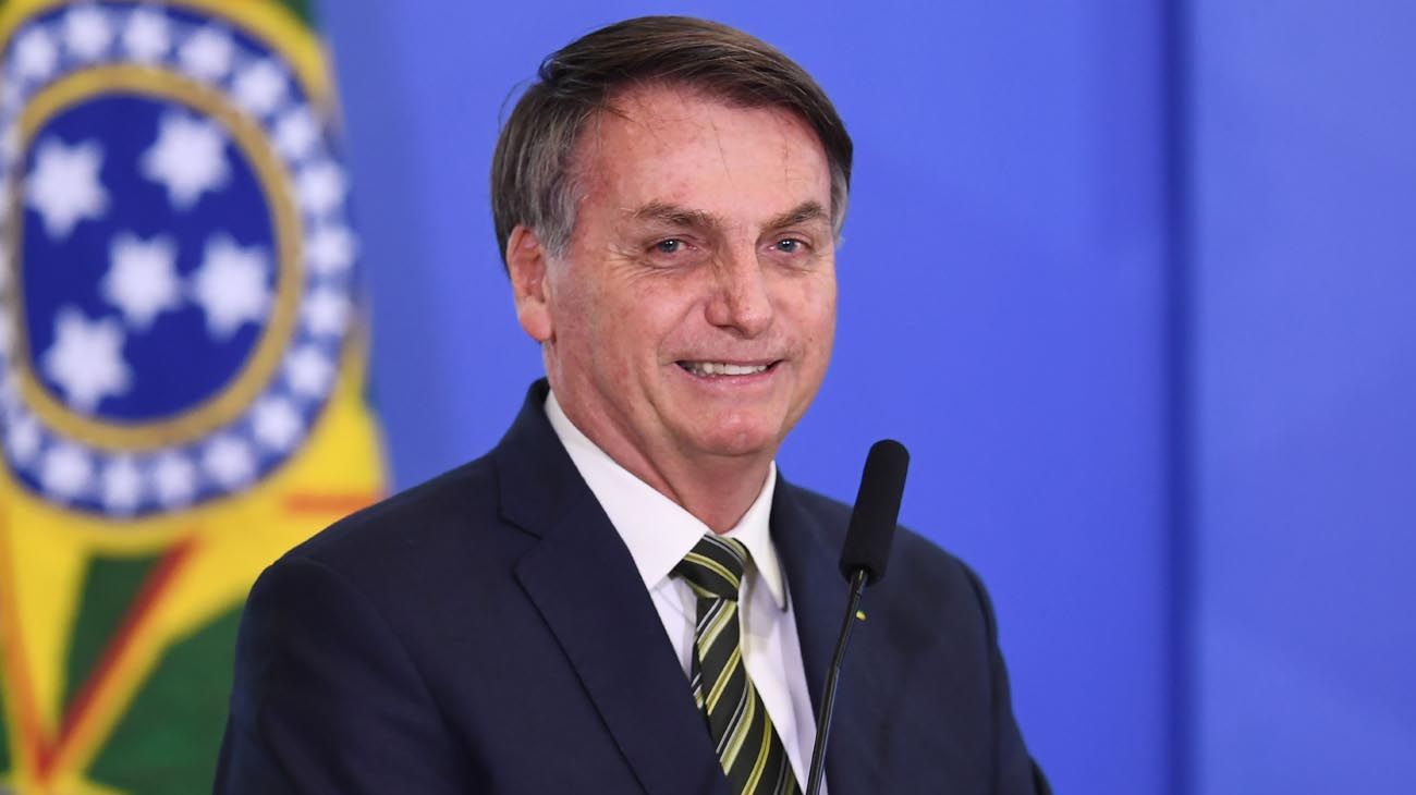 El presidente de Brasil Jair Bolsonaro