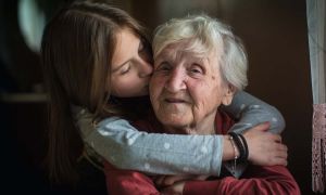 Niños con abuelos