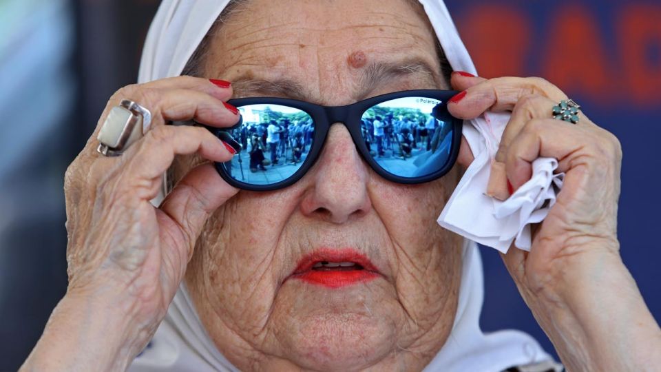 La titular de Madres de Plaza de Mayo, Hebe Pastor de Bonafini