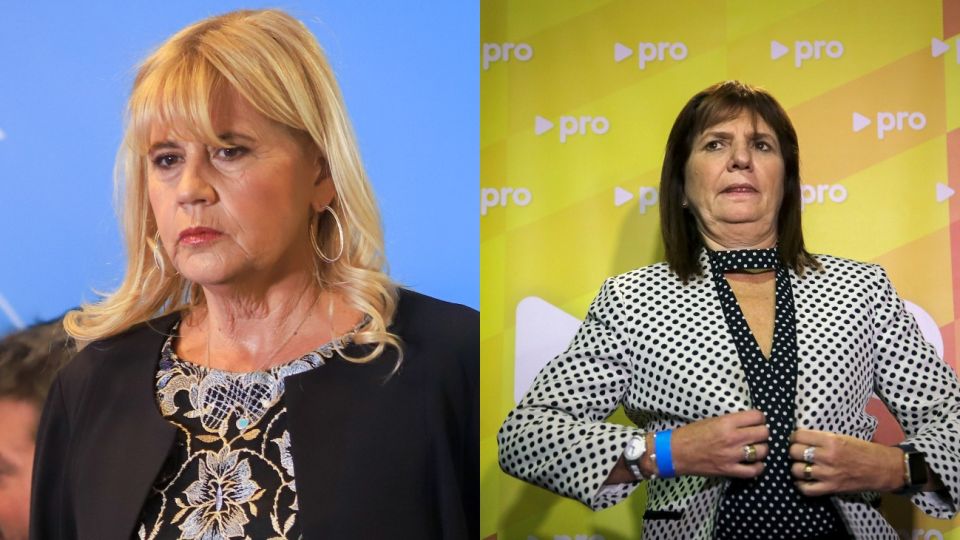 La ministra de Justicia, Marcela Losardo, y la presidenta del PRO, Patricia Bullrich.