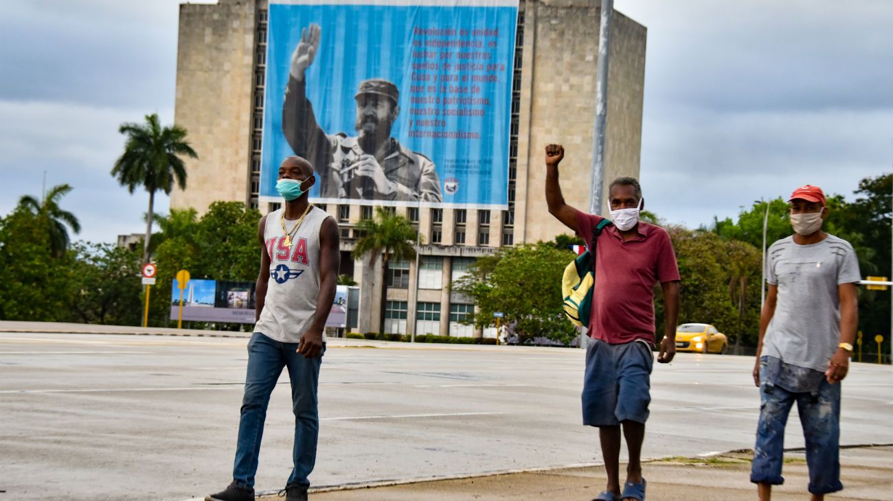 El gobierno cubano suspendió la tradicional marcha en la Plaza de la Revolución. 