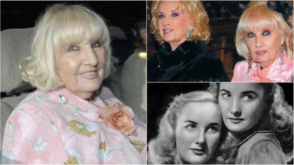 Falleció Goldie la hermana melliza de MIrtha Legrand