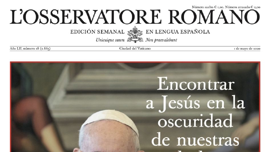 Nueva edición del Osservatore Romano.