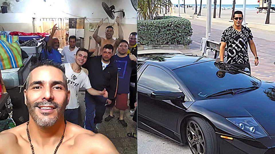 Cambio. “Somos 14 personas en un lugar de 15 metros por 5”, denuncia Russo, quien viajó por el mundo y tenía un Lamborghini.