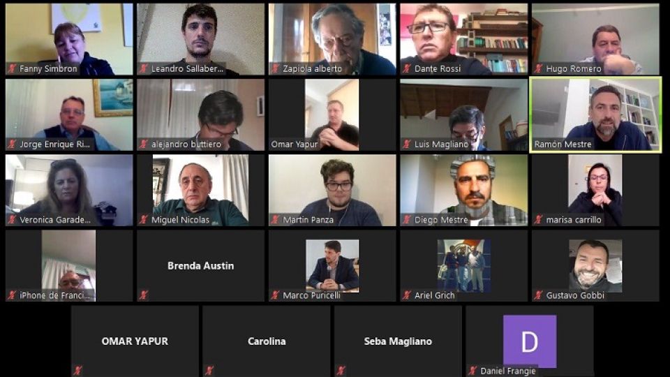 POR LA EXTENSIÓN. Mestre en Zoom en la semana negocia la prórroga con el resto de los núcleos del radicalismo.