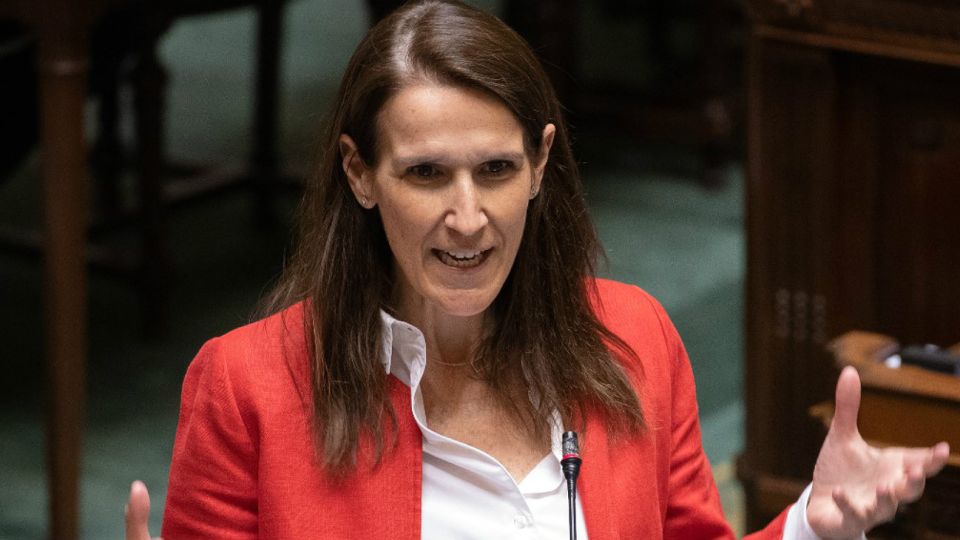Sophie Wilmes, premier de Bélgica.