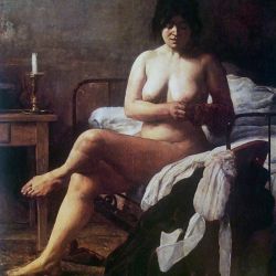 El despertar de la criada-Eduardo Sívori | Foto:Museo de Bellas Artes
