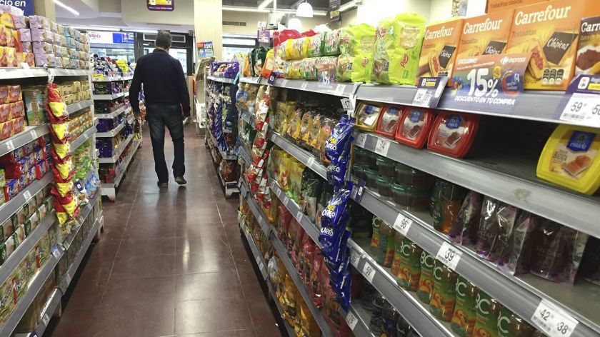 Baja en el consumo