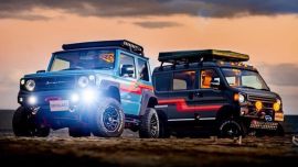 Outclass Cars adaptó dos diminutos 4x4 de Suzuki y los convirtió en máquinas perfectas para la aventura.