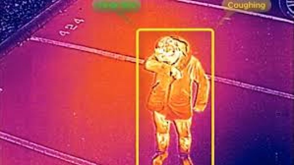 Detecta si las personas tienen fiebre o no respetan las reglas de distanciamiento social.