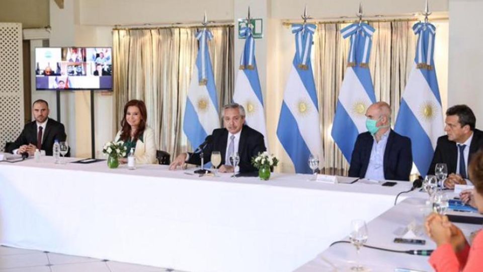 Alberto, CFK, Larreta y Guzman-20200505