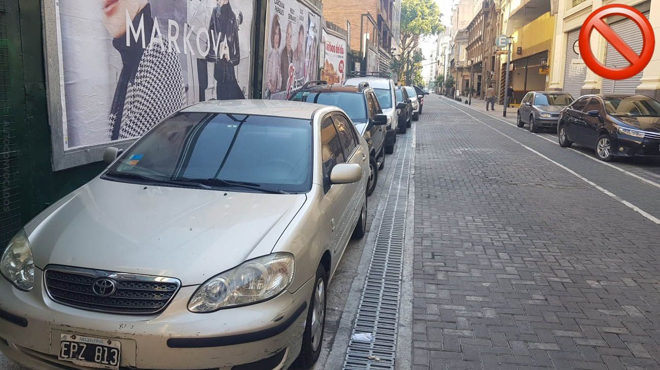 autos mal estacionados en CABA