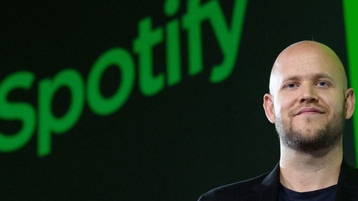 Spotify Founder and Chief Executive Officer Daniel Ek.