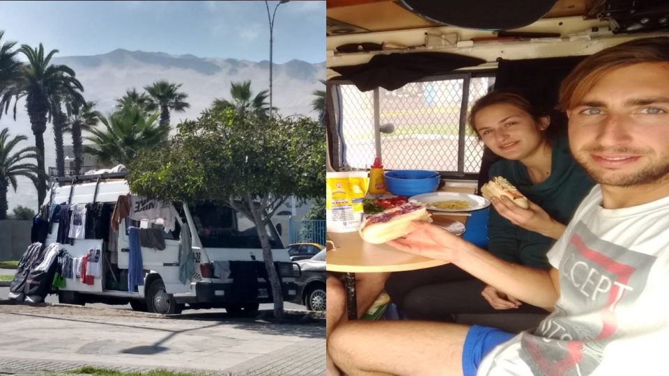 Román y Micaela se quedaron varados en Perú mientras cumplían su sueño de recorrer Sudamérica en motorhome
