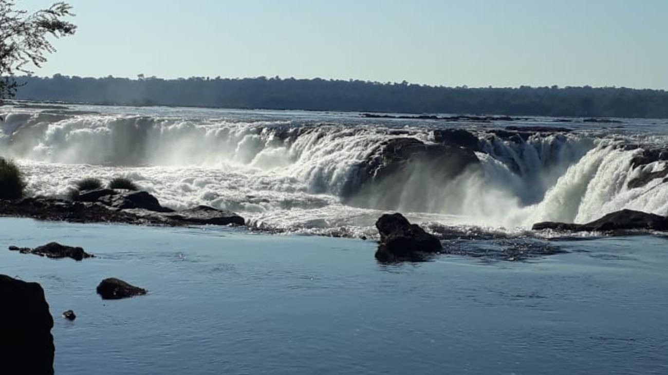 Las Cataratas del Iguazú tiene 5 veces menos caudal de agua de lo normal.