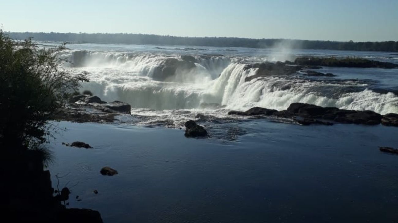 Las Cataratas del Iguazú tiene 5 veces menos caudal de agua de lo normal.