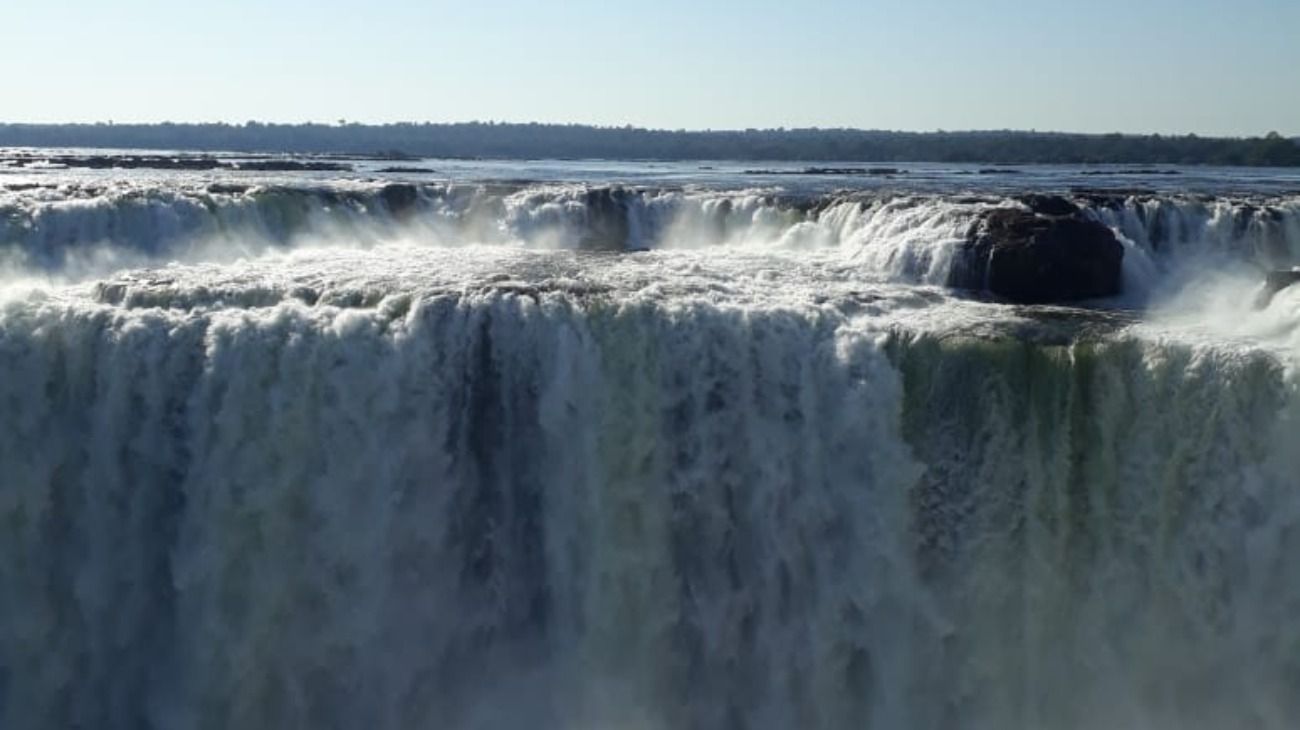 Las Cataratas del Iguazú tiene 5 veces menos caudal de agua de lo normal.