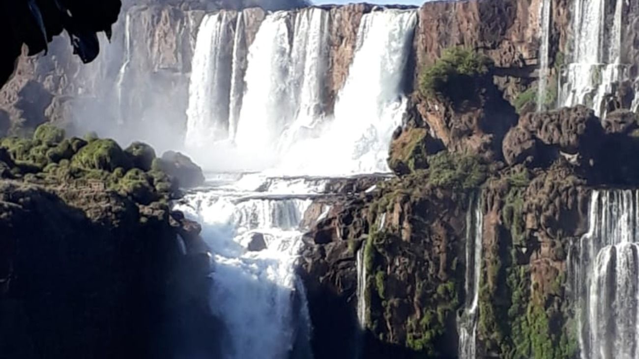 Las Cataratas del Iguazú tiene 5 veces menos caudal de agua de lo normal.