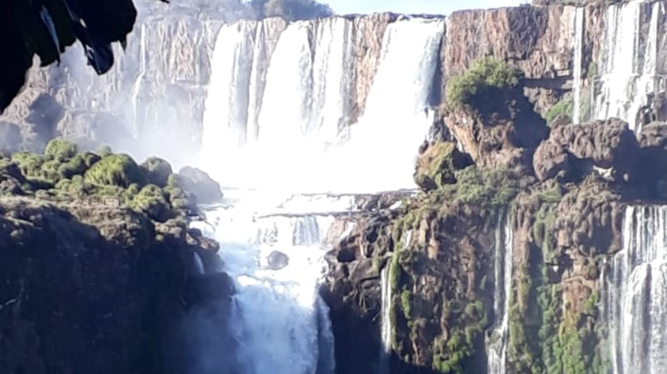 Las Cataratas del Iguazú tiene 5 veces menos caudal de agua de lo normal.