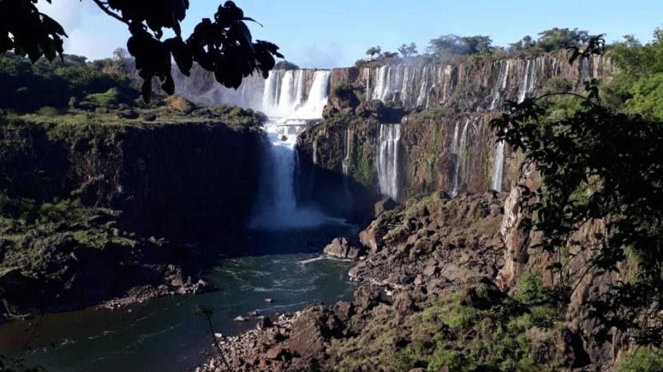 Las Cataratas del Iguazú tiene 5 veces menos caudal de agua de lo normal.