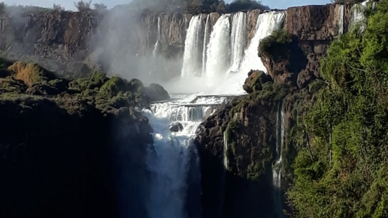 Las Cataratas del Iguazú tiene 5 veces menos caudal de agua de lo normal.