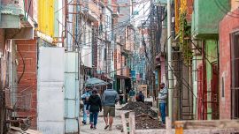 Es uno de los barrios que concentra más casos.