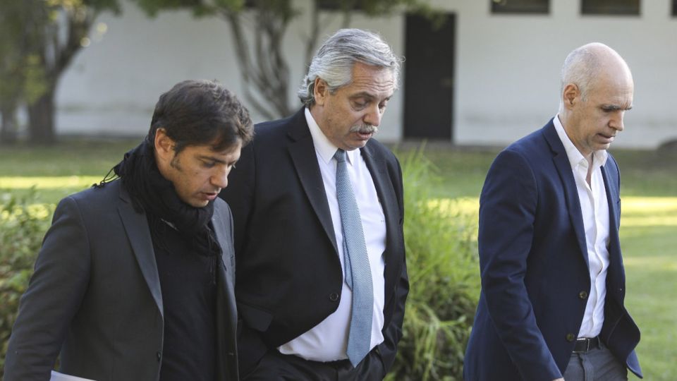 Horacio Larreta Alberto Fernndez Axel kicillof