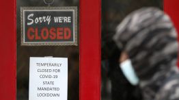 Un negocio cerrado, postal de la crisis provocada por el coronavirus en Estados Unidos.