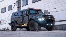 El Sentry Civilian cuenta con un motor un V8 turbodiésel de 6.7 litros.