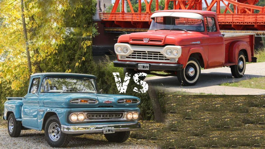 Chevrolet C10 vs Ford F100 - Revista parabrisas