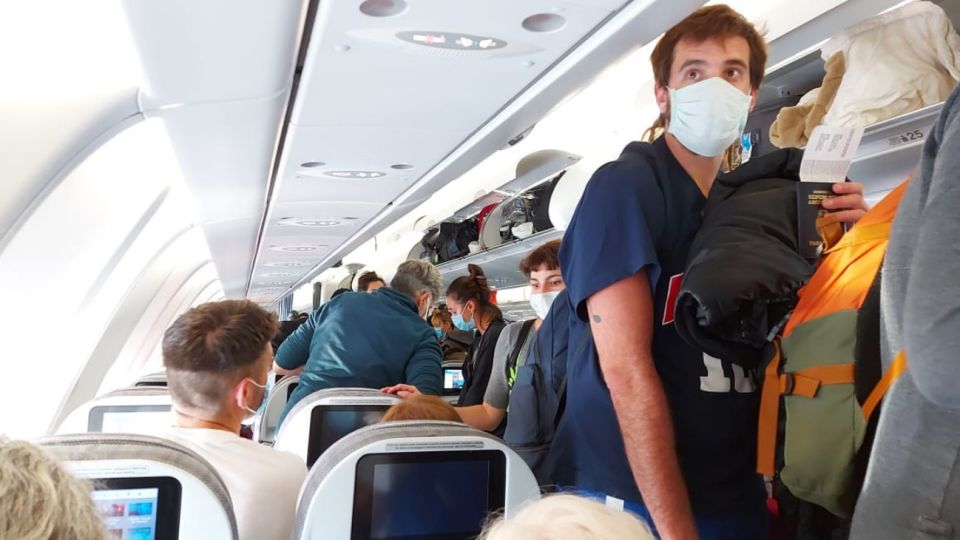 Argentinos se ubican en el vuelo de Aerolíneas Argentinas que llega a Ezeiza el sábado 9 de mayo a las 5 am.