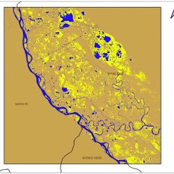 Bajante comparada del río Paraná 2019-2020