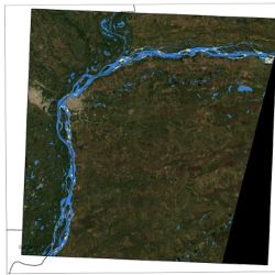 Bajante comparada del río Paraná 2019-2020