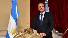 El presidente de la Cámara de Diputados, Sergio Massa, en la entrevista con Jorge Fontevecchia.
