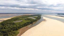 El Instituto Nacional del Agua comparó el estado del río Paraná en 2019 y 2020.