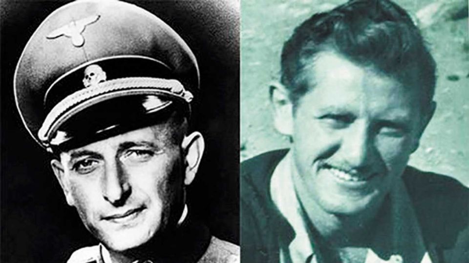 Criminal y cazador. El nazi y Peter Malkin, el agente que lo capturó.