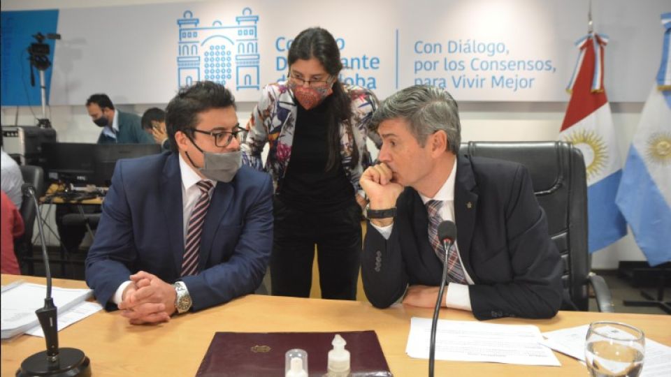 SESIÓN ESPECIAL. Passerini en el Concejo el viernes por la tarde durante la sesión virtual.