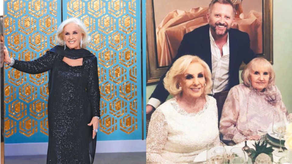 Hermana. Junto a Goldy en febrero pasado, en su último cumpleaños que festejaron juntas en el piso de Mirtha en Palermo.
