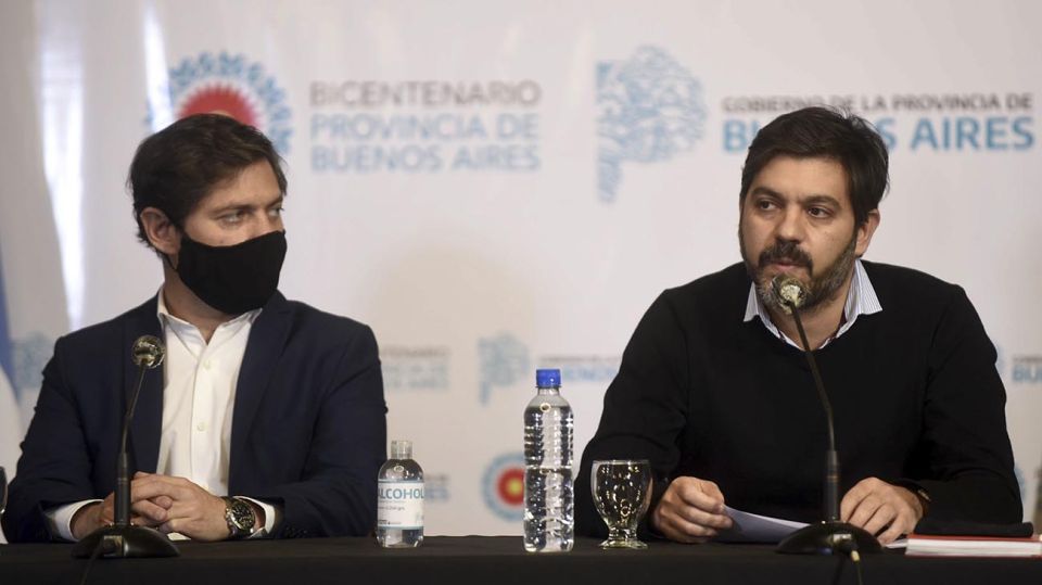 gobernador Axel Kicillof y el jefe de Gabinete Carlos Bianco 20200511