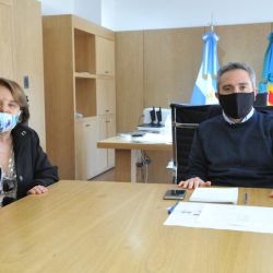 "Chiche" Duhalde con Larroque. | Foto:CEDOC.