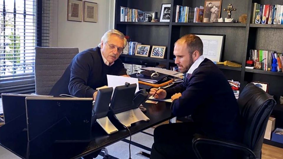 Alberto Fernandez y Martín Guzman Juntos