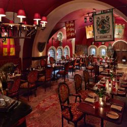 El DUngeon Bar, del Castillo Ashford hoy conventido en hotel, hace alusión a las mazmorras del edficio en que está instalado. 