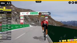 El ciclista Nicolas Roche ganó una de las etapas de la competencia Digital Swiss 5, la versión virtual del Tour de Suisse.