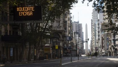 Buenos Aires, en cuarentena.