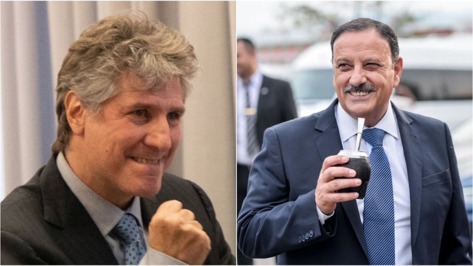 Amado Boudou y Ricardo Quintela.