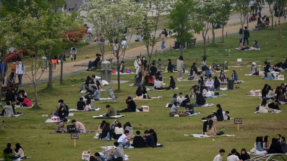 Seúl, capital de Corea del Sur, tras la apertura de las actividades.