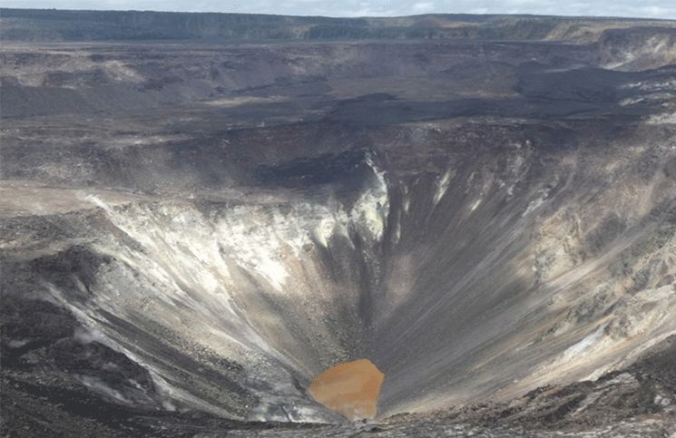 La NASA publicó imágenes inéditas de un volcán en Hawái