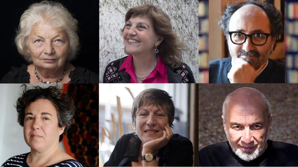 Algunos de los autores y autoras que componen la antología.